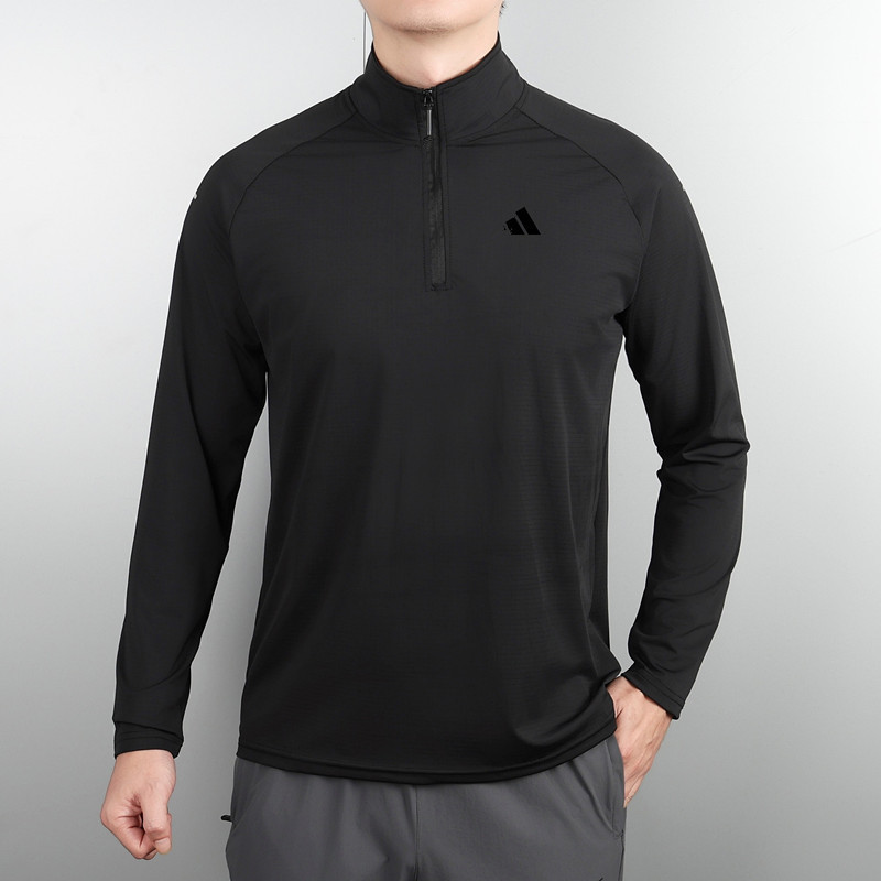 Machi Half-Zip Sports Long-Sleeved T-Shirt Men's Autumn and Winter Sweatshirt Basketball Uniform Warm Fitness Top Running Quick-Drying Clothing