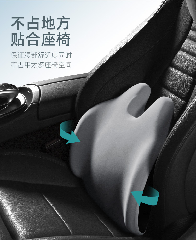 Car Headrest Neck Pillow Memory Foam Car Cushion Car Neck Support Pillow In-Car Cushion Pillow for Driver and Passenger Cervical Spine