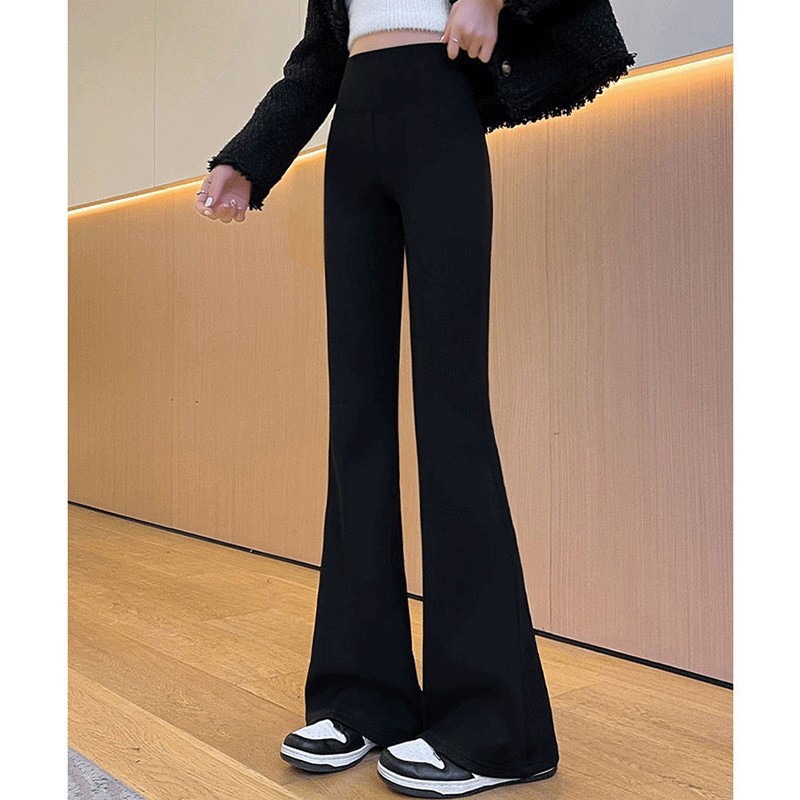 Exclusivo de grasa MM para aumentar el peso de los pantalones de tiburón, pantalones de mujer, 300 kg de base, cintura alta, abdomen cerrado, mejora de las caderas.