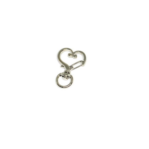 Manufacturer supplies bag hardware accessories, bag strap, small hanging buckle, heart-shaped hook buckle, fish mouth dog buckle, alloy hanging plated carrying ring