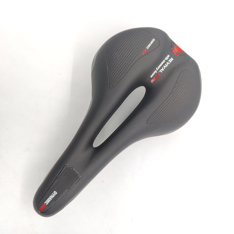 Bicicleta de montaña cojín silla hueco espesado cojín del asiento bicicleta de carretera equipo de montar en bicicleta silla de montar engrosada