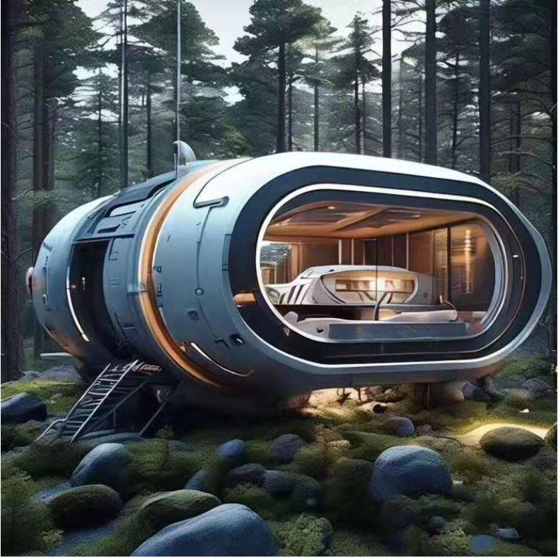 太空舱可移动户外别墅野奢温泉酒店网红创意智能阳光房胶囊酒店