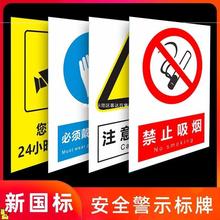 禁止吸烟提示牌标识牌警告标志严禁烟火警示牌消防标识标牌车