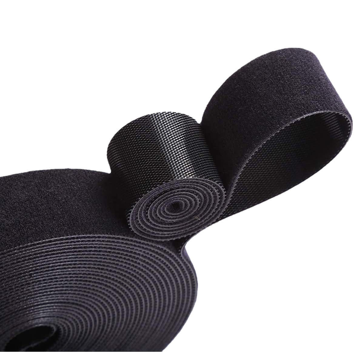 Cinta de sujeción reutilizable transfronteriza cable cinta de Velcro rollo de gancho de doble cara cinta de almacenamiento de alambre de gancho 10 m por rollo