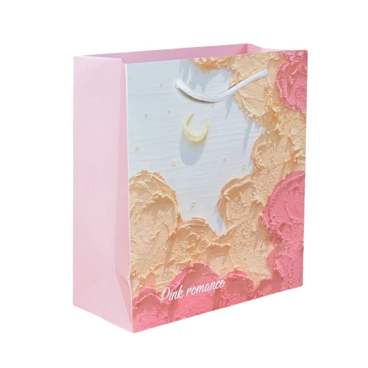 Bolsa de regalo de estilo de pintura al óleo, bolsa de regalo de temporada de graduación, bolsa de regalo de alta calidad, bolsa de papel, bolsa de embalaje de regalo