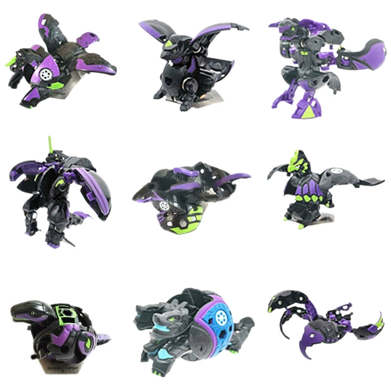 Трансформер Bakugan боевой минифигурка, 3,5 см, разные цвета (одна штука)