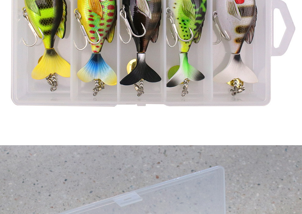 Floating Minnow Lures Hard Baits Spinner Baits Fresh Water Bass Swimbait Tackle Gear