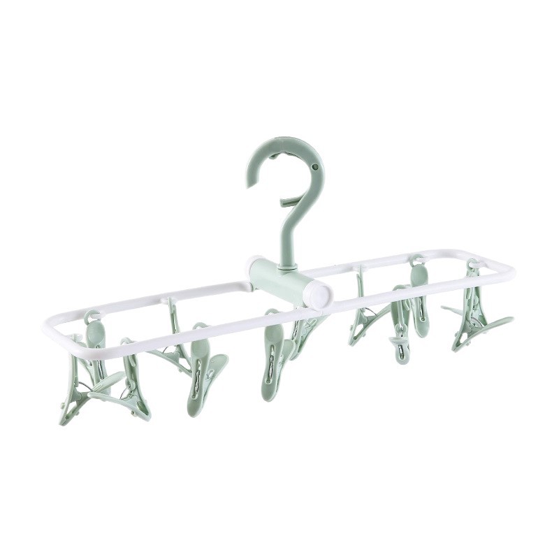 Tendedero Plegable Portátil con Clips de Plástico para Balcón y Dormitorio image 5
