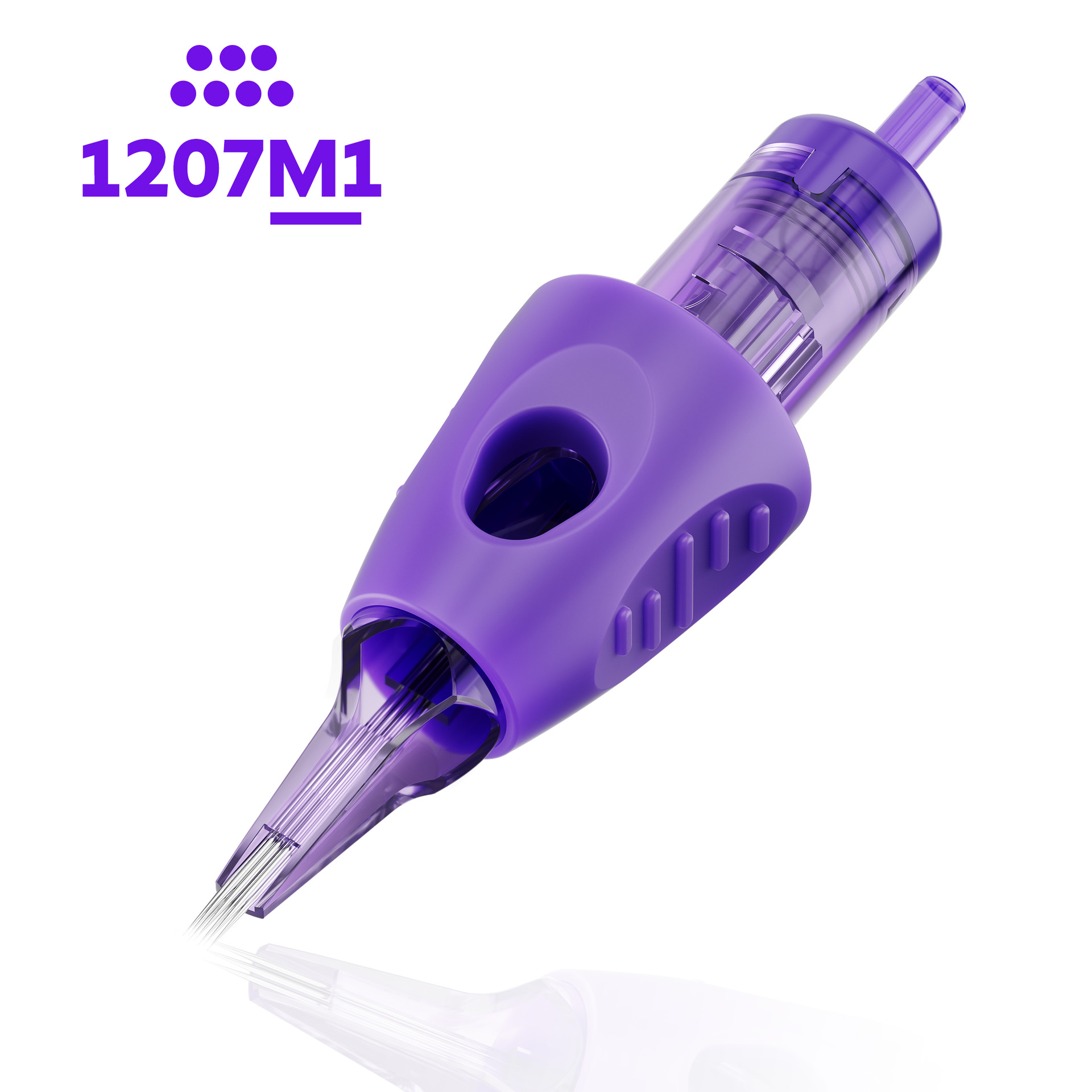 Tuffking Purple Packaging Needle Cross - Border tattoo Needle tatuaje desechable aguja integrada, Corte de alambre, niebla, equipo de tatuaje