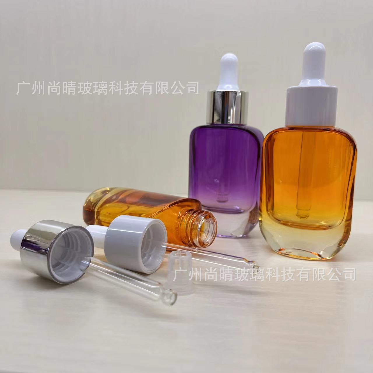 Celebridad de Internet en stock 20ML 40ML botella de aceite esencial esencia botella de líquido botella de vidrio botella de cuidado de la piel botella de aceite esencial