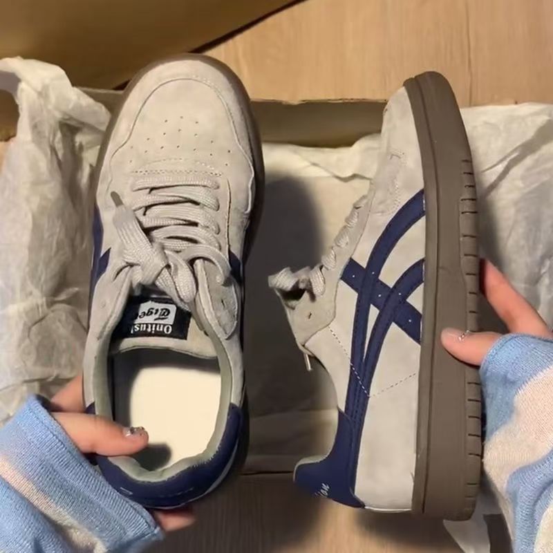 美拉德小众德训鞋女2024秋季新款厚底学生复古早秋运动休闲板鞋子