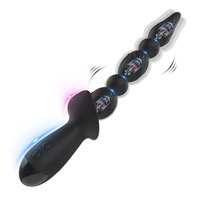 Dreimotoriger Silikon-Vibrator für Frauen, Vibrator, Rückenmassagegerät_voghion.com
