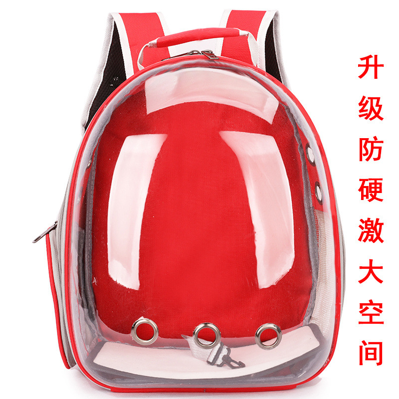 항스트레스 투명 측면 개구부 빨간색