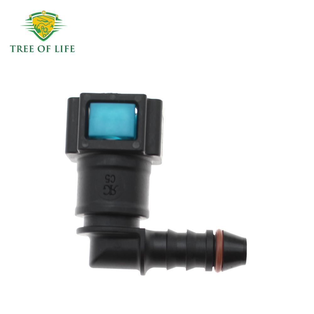 New Fuel Line Quick Release Connector Motorcycle Hose Connector Elbow Id6 Internal Thread 7.89mm