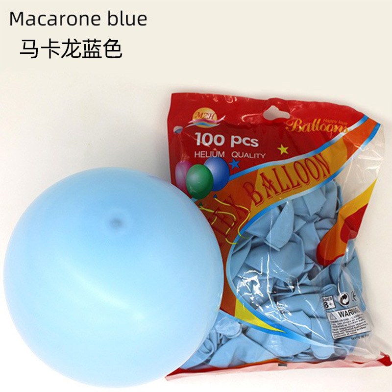 Globos de látex de macarrón de 12 pulgadas al por mayor, decoración para bodas, decoración personalizada para fiestas de cumpleaños, conjunto de decoración para aniversarios.