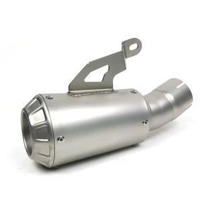 S1000Rr Motorcycle Modified Exhaust Pipe Gp Net Stainless Steel Tail Section 60mm Caliber 19-23 Years Straight up
