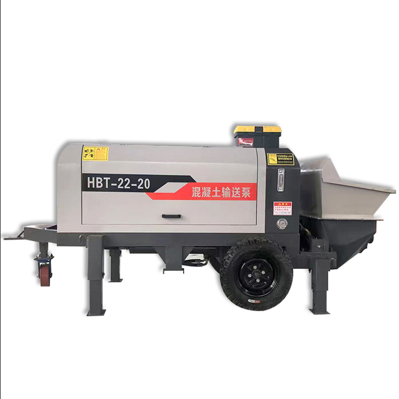 Nueva bomba de estructura secundaria de alto rendimiento máquina de alimentación pequeña bomba de transporte de hormigón bomba de suelo máquina de fundición de mortero bomba de lechada