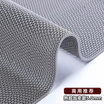 Non-Slip Floor Mats for Toilets, Ayaqaltılar (Kovriklər) - 09m-width-5m-length-full-volume-gray-50mm-thick-cooked-rubber-encrypted-model