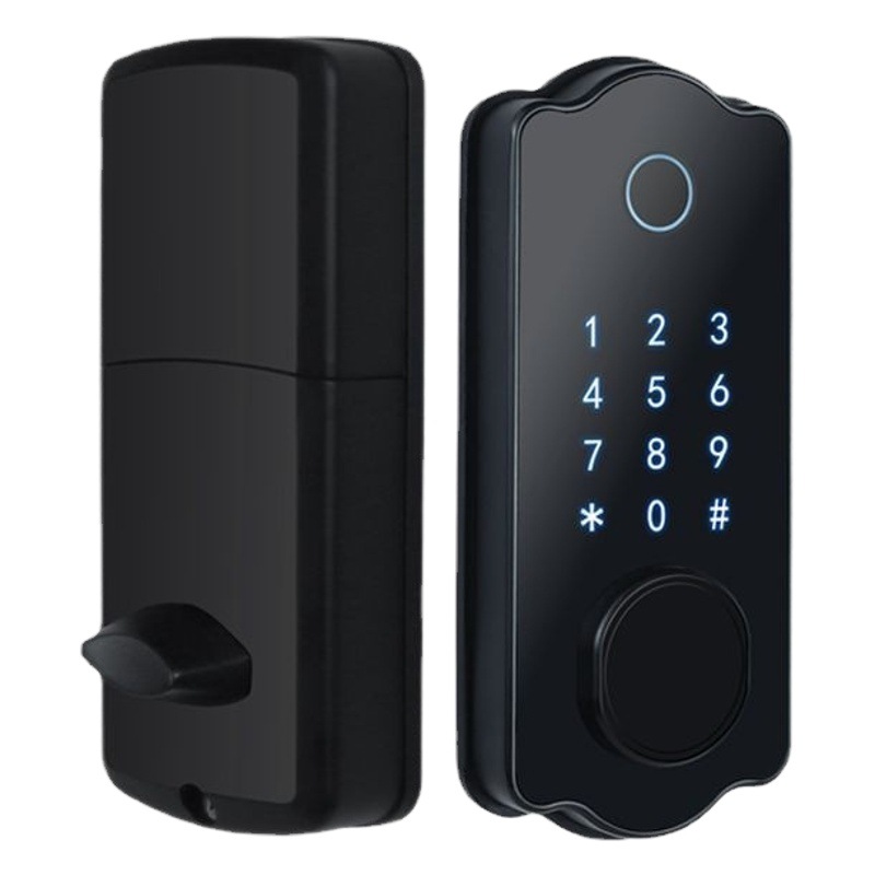 Directo de fábrica apartamento contraseña cerradura habitación puerta de madera dormitorio Puerta de huella digital cerradura transfronteriza exclusiva para tuya Tongtong Smart Lock