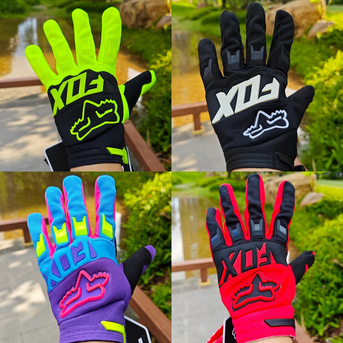 Fábrica directa guantes de motocicletas transpirables antideslizantes al aire libre guantes de motocicletas eléctricas