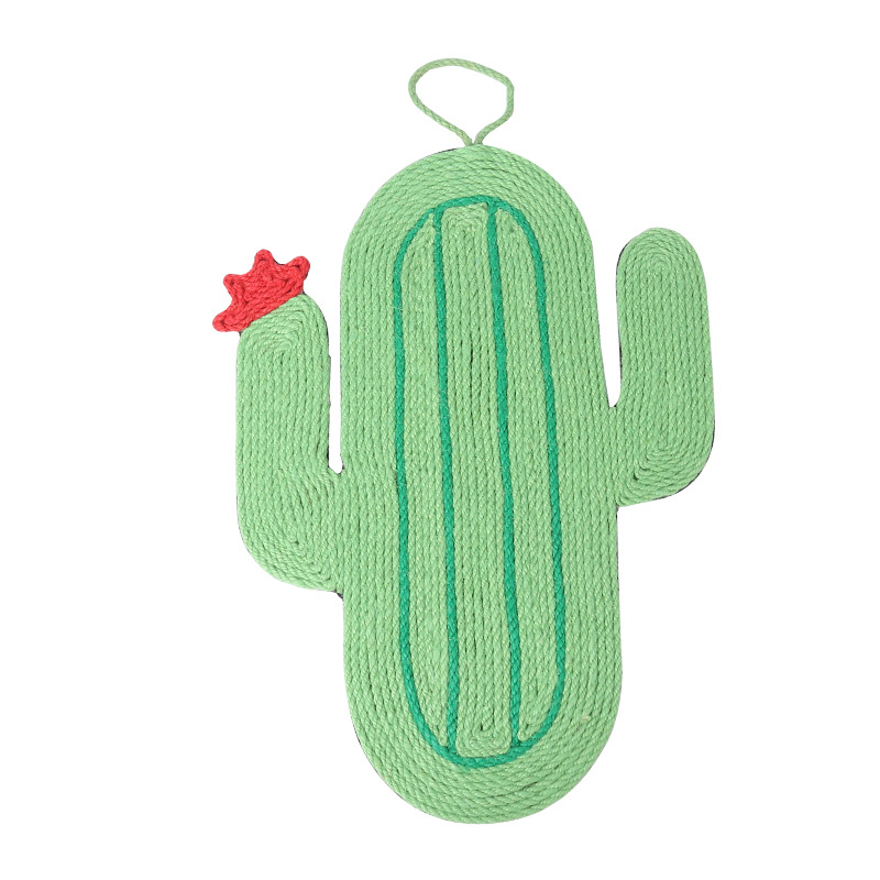 Suministro directo de fábrica nuevo Cactus Sisal gato Scratch Pad resistente a los arañazos Sisal gato de juguete tablero de rasguño gato juguete al por mayor