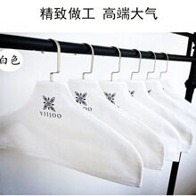 服装店衣架防滑套木衣架布套毛衣羊绒衫无痕布罩可印LOGO严