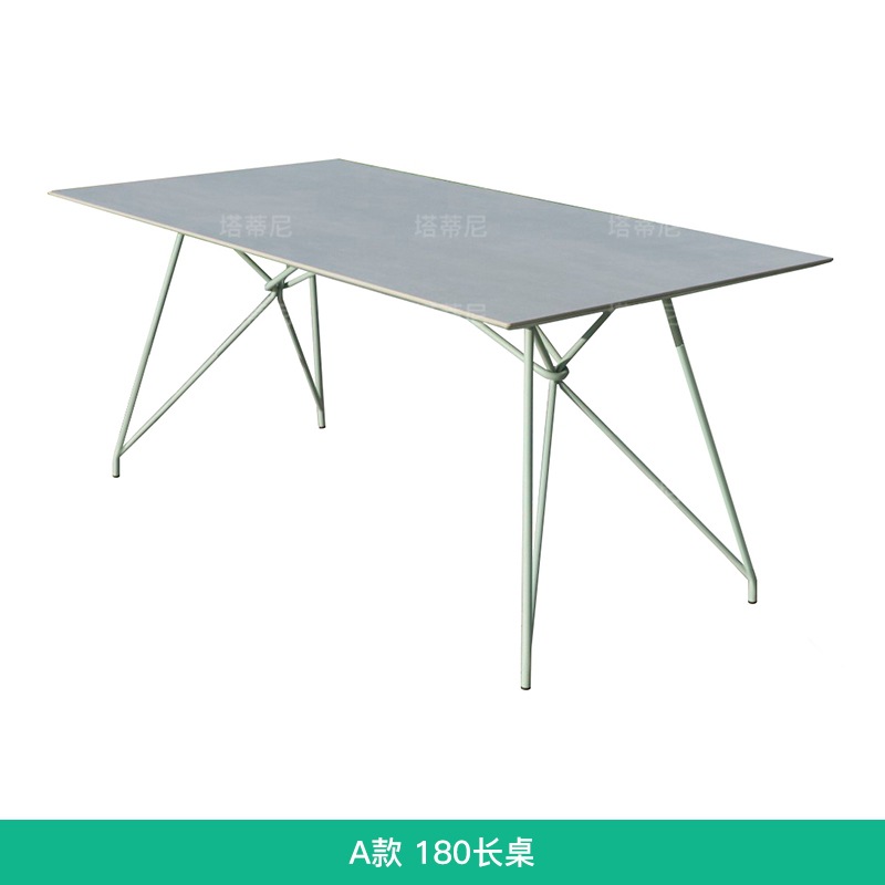 Mesa y silla al aire libre Hotel Villa Resort Restaurante Mesa de ocio Jardín impermeable silla de comedor de cuerda solar image 8