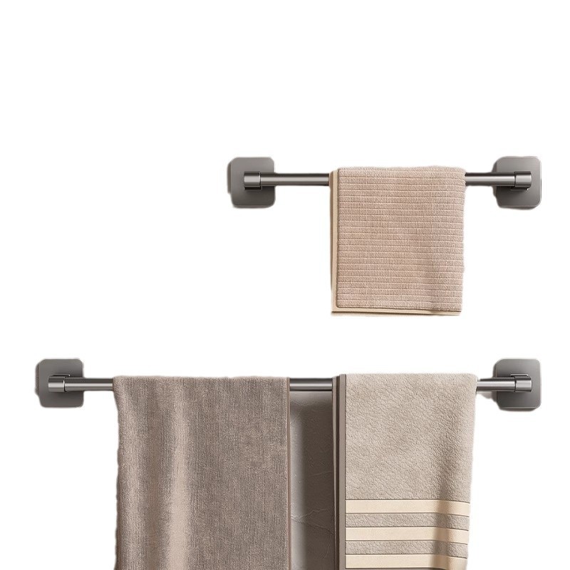 Toallero de Barra Única de Pared de Aleación de Aluminio para Baño