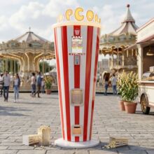 Smart Popcorn Vending Machine WiFi 4G Cloud Control Custom