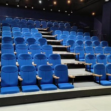 影剧院电动伸缩看台移动折叠软包座椅篮球馆体育馆报告厅活动座椅