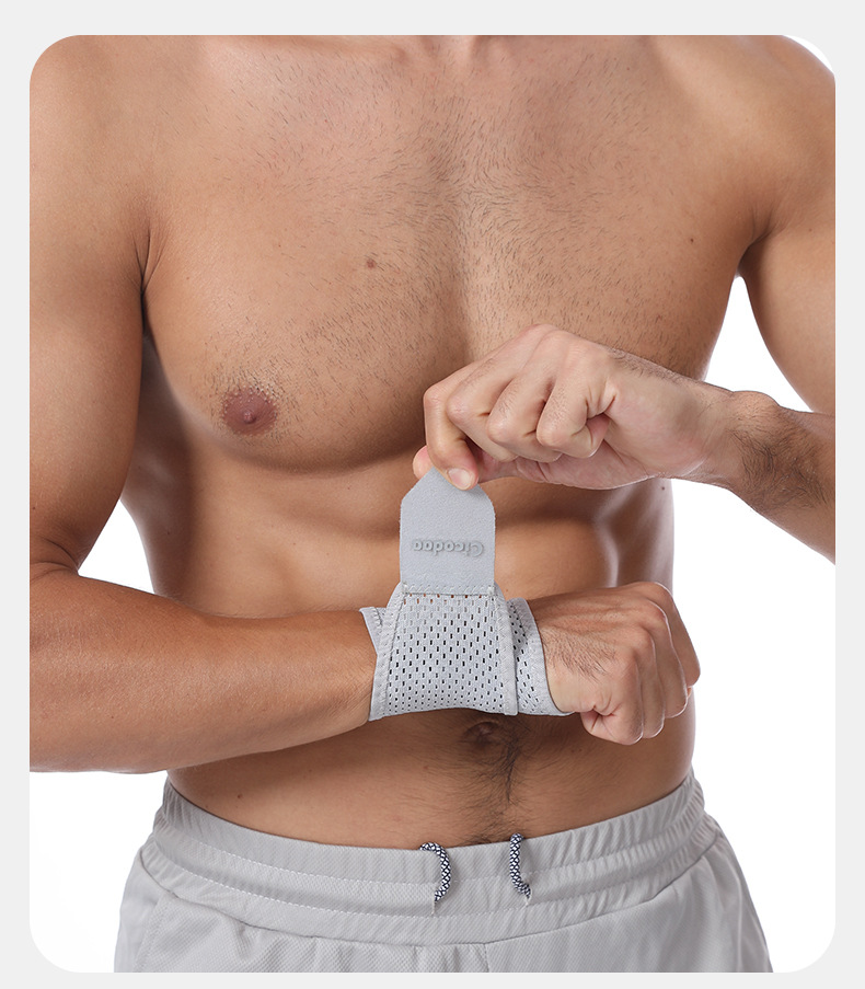 Elastic Compression Wrist Support For Tennis And Badminton_voghion.com