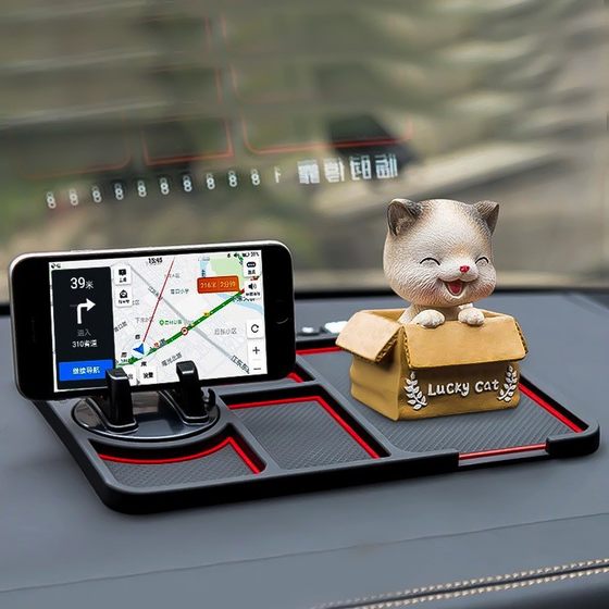 Mobile phone car bracket suction cup car supplies instrument panel car car fixed navigation 2024 new driving