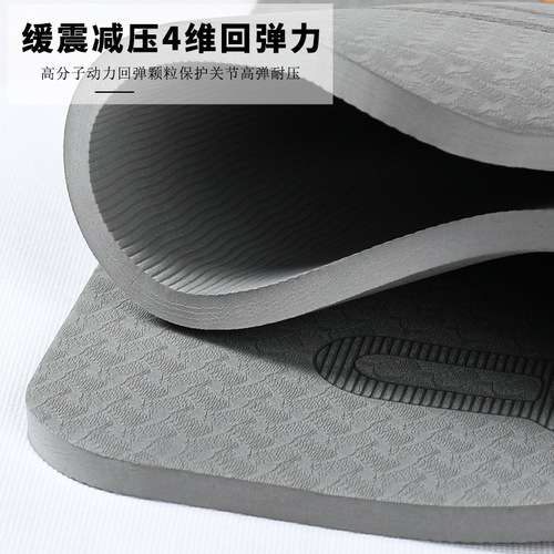 Skipping rope mat, non-slip, shock-absorbing, cordless square soundproof mat, indoor fitness thickened household silent mat wholesale