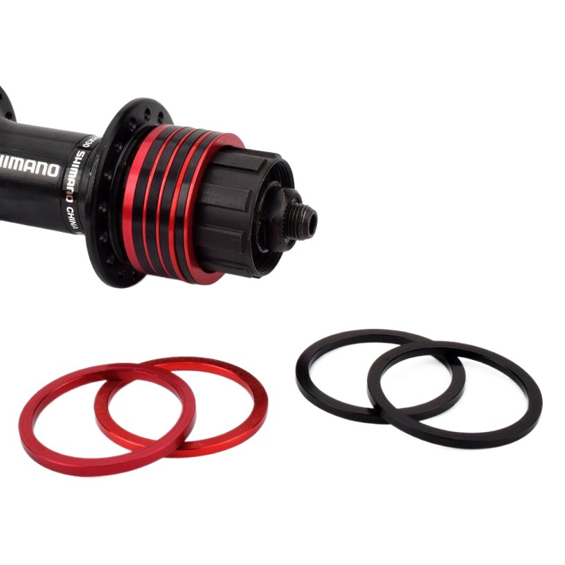 Arandela del volante bicicleta de montaña BB eje central junta del volante Hub Torre base anillo cojín aleación Aluminio CNC