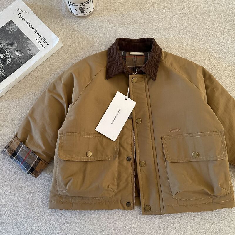 儿童加厚风衣2025冬款外套女童棉服男童棒球棉服童装外套冬现货|undefined