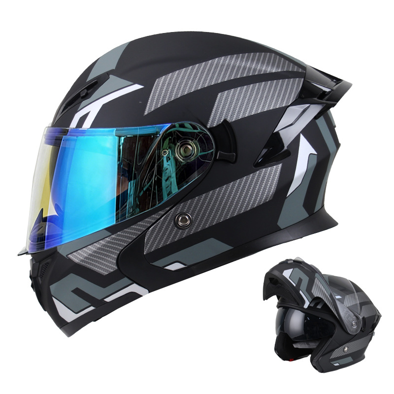 Casco de motocicleta certificado 3C con Bluetooth seguro retro ciclismo completo cubierto por todas las estaciones universal