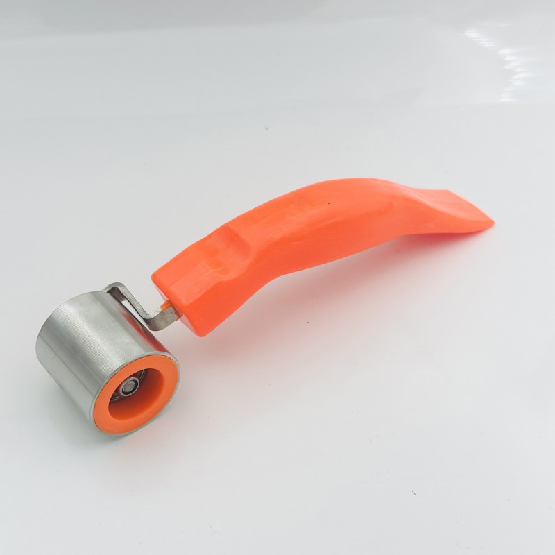 专业贴墙纸壁纸壁布工具 韩款C型接缝不锈钢平面压轮压辊多功能