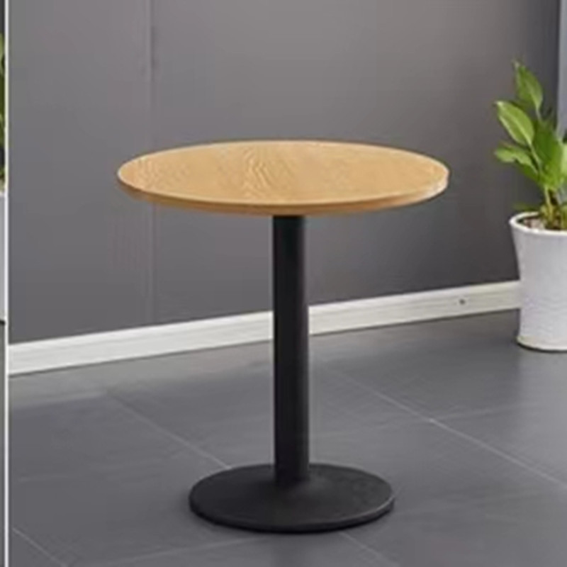 Nórdico hogar mesa de ocio hotel de negocios recepción mesa redonda de oficina de negociación inswind leche té cafetería blanca