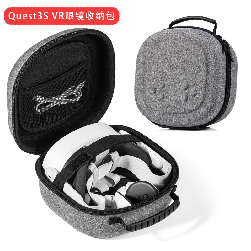Meta Quest3sVR Glasses Storage Bag EVA Hard Case Portable Quest3/VisionProVR Storage Box
