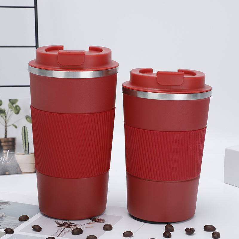 Taza de vacío de suministro directo de comercio exterior taza de café de acero inoxidable 304 taza de mano creativa taza de agua de coche de oficina al por mayor