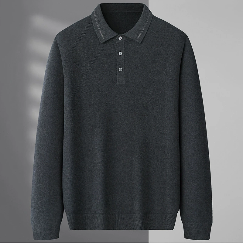 Fat Brother 2024 осень и зима новый кардиган плюс жир увеличить футболку с длинными рукавами