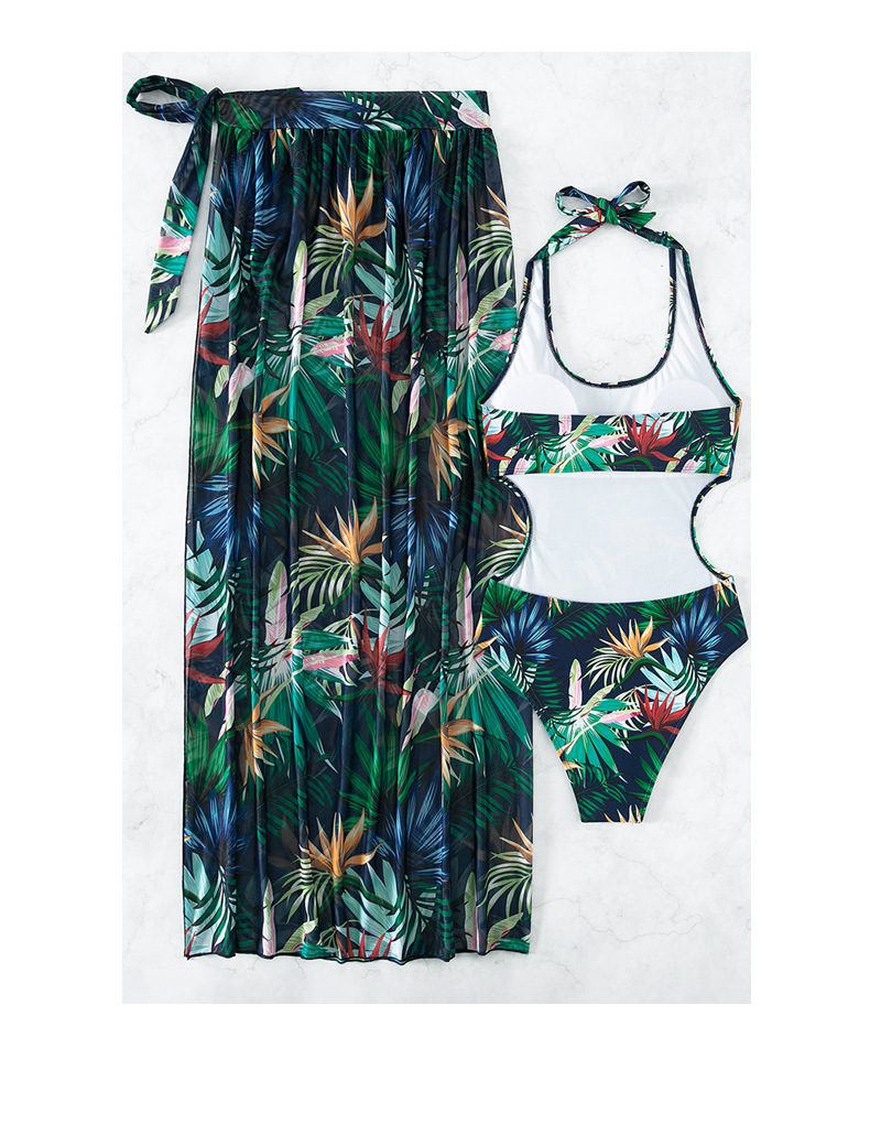 Sleeveless Sleeve Length Polyester Fabric Type Women's Elegant Lady Multicolor 2 Pieces Set One Piece Swimwear