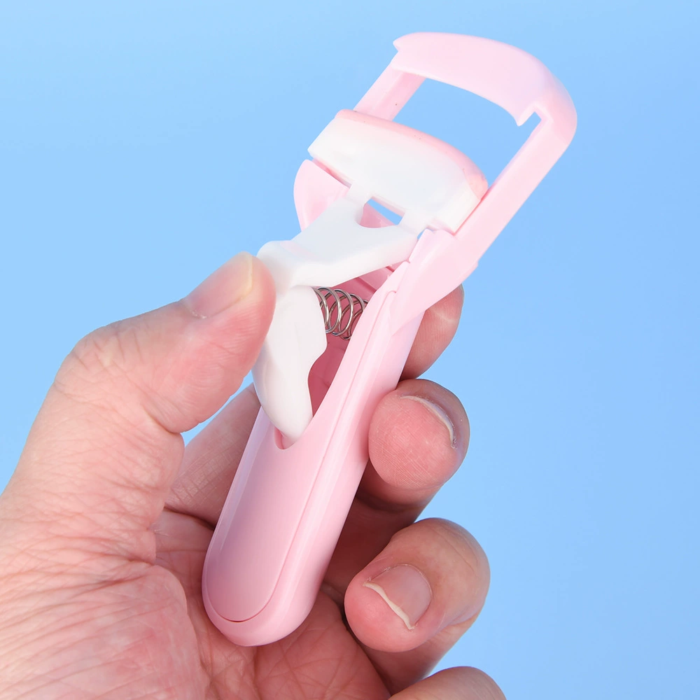 Plastic curling handheld eyelash curler for eyelids for eyelashes