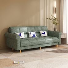 轻奢经济型布艺沙发小户型多功能拼色折叠沙发床科技布两用出租房