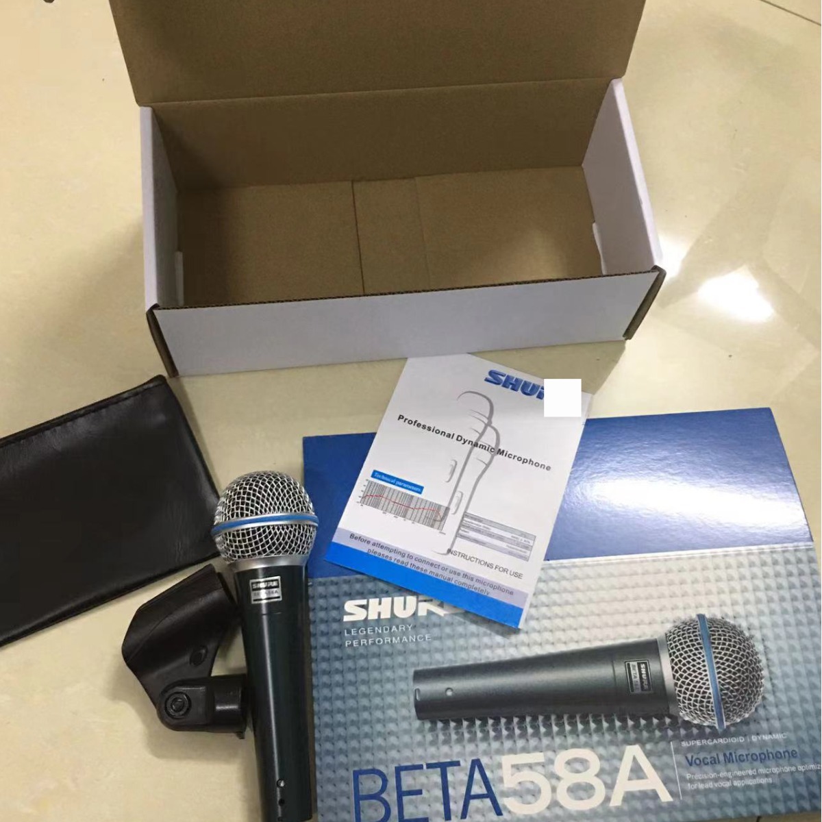 Comercio exterior transfronterizo BETA58A micrófono con cable vivo rendimiento de karaoke profesional hogar micrófono de mano