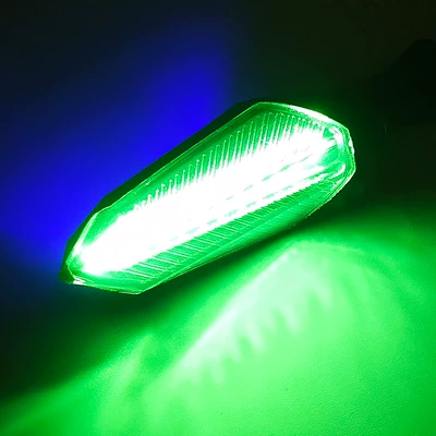 Turn Signal Light for Electric Vehicles: Dönmə işıqları - 12v-green-and-blue-running-water