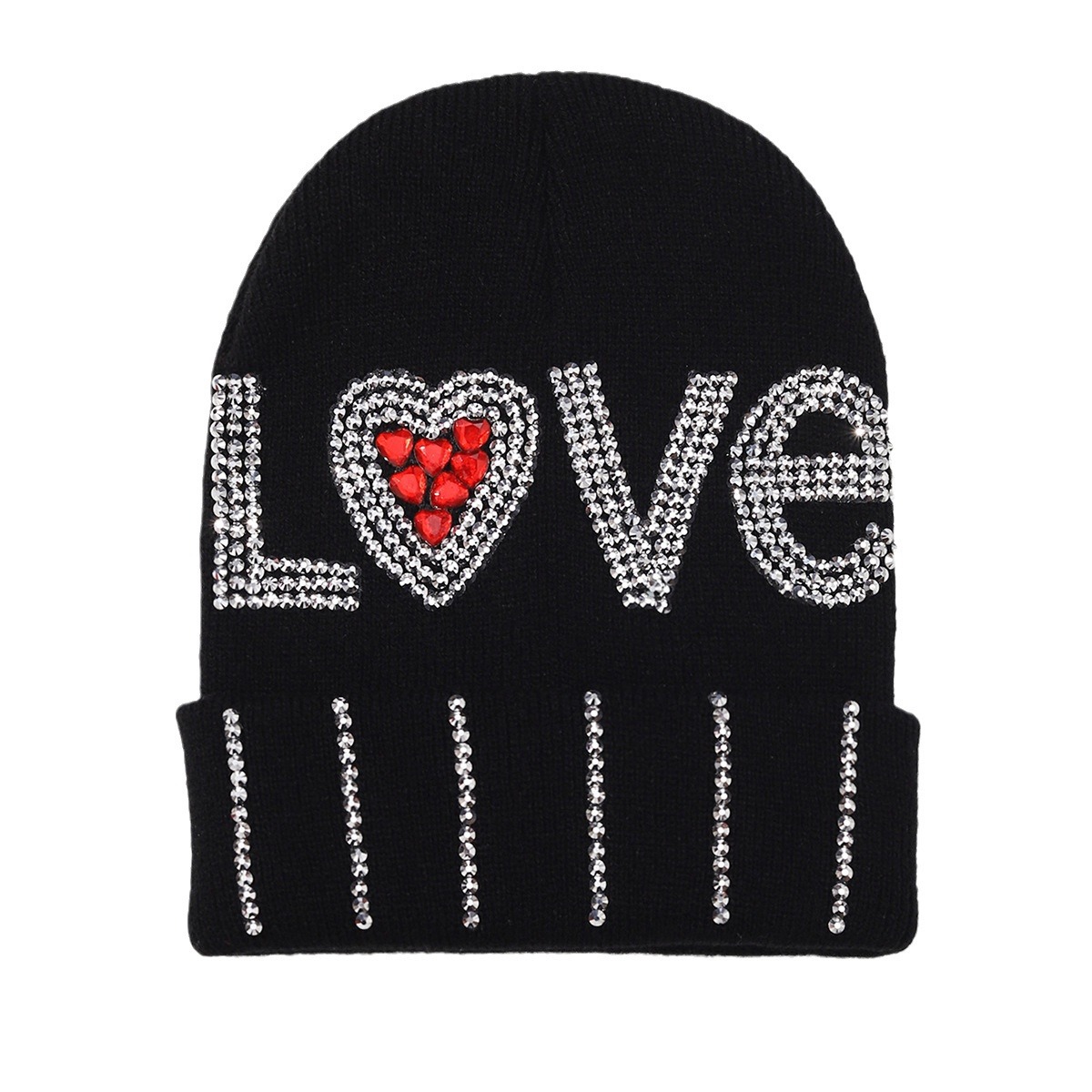 Men's Hats Winter diamond hat specializes in men and women's autumn and winter knitted hats, warm wool hats_voghion.com