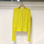 深圳南油2025冬女装 XRJ7M13C长袖圆领单排扣镂空针织开衫S250840