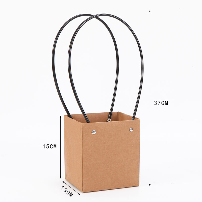 Gran cantidad y excelente precio de fábrica de ventas directas de todo tipo de película de plástico impermeable de papel Kraft bolsa de flores portátil diosa festival bolsa de ramo