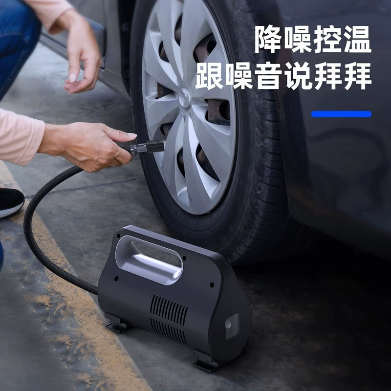 Car, electric handheld air pump, wheel for car, automatic tires